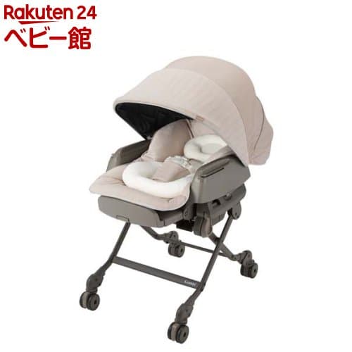 コンビ(combi)ネムリラAUTOSWINGＢＥＤｉLongスリープシェルEG＋ミルキーベージュ(1台)【コンビ】[ハイローベッド 電動   オートスウィング]：楽天24 ベビー館