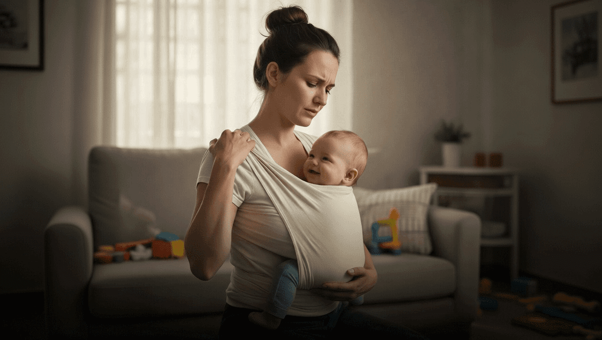 赤ちゃんの体重はすぐに増えるため、長時間の使用は想像以上に体にこたえます